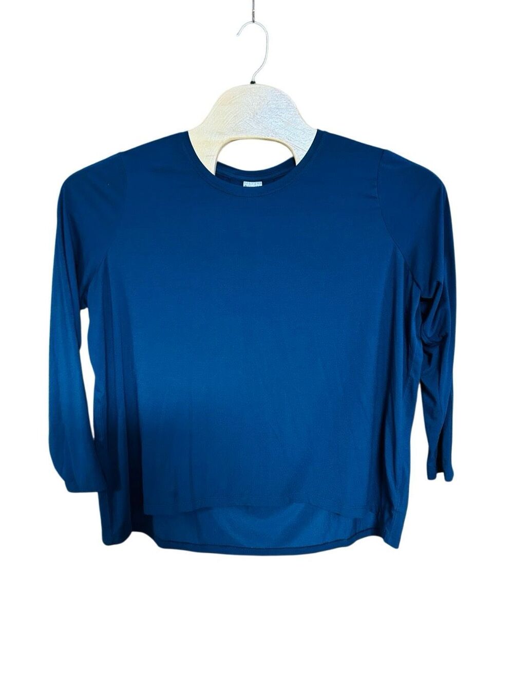 Athleta XL Navy Blue Swing Long Sleeve T-Shirt